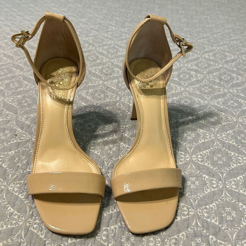 Vince Camuto Cream Heels